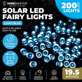 Load image into Gallery viewer, Blue Led Solar Weather Resistant Fairy Lights - 19.5m
