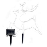 Load image into Gallery viewer, Multicolour Solar Light Led Reindeer Stakes - 47cm x 39cm x 190cm
