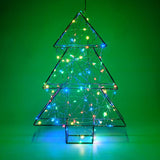 Load image into Gallery viewer, Multicolour Light Up Low Voltage Led 3D Decorative Christmas Tree - 28cm x 6cm x 40cm
