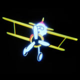 Load image into Gallery viewer, Low Voltage Led Santa In Airplane Animated Projector
