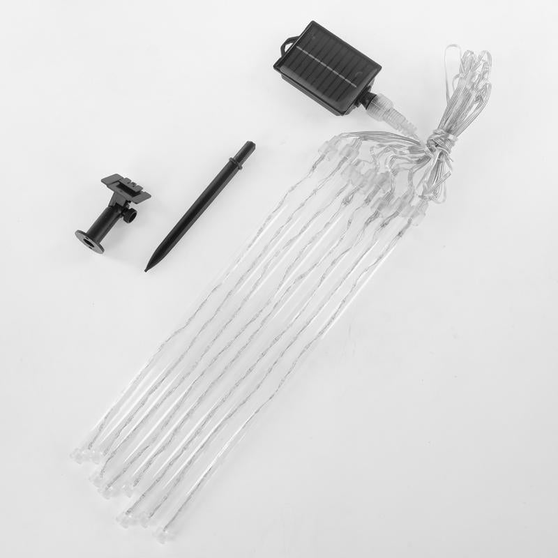 8 Pack Blue Led Solar Light Shape Tubes - 240cm