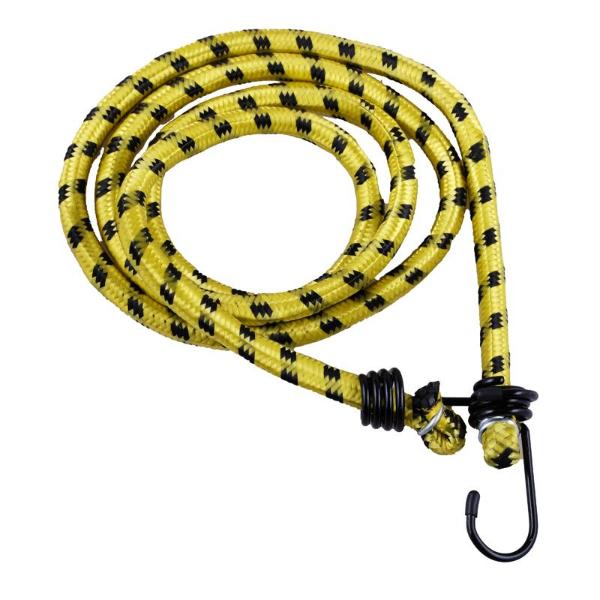 Yellow & Black Heavy Duty Bungee Cord - 150cm x 1.2cm