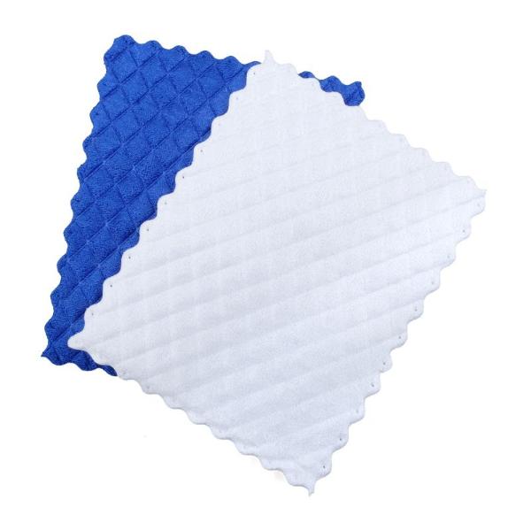 2 Pack Kleen Microfibre Sponge Cloths - 17cm x 20cm