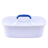 Load image into Gallery viewer, White Plastic Cleaning &amp; Storage Caddy With Carry Handle

