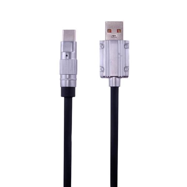 Assorted Charge & Sync USB A To Type C Heavy Duty Silicone Cable - 100cm