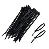 Load image into Gallery viewer, 120 Pack Black / Clear Cable Ties - 15cm x 0.36cm
