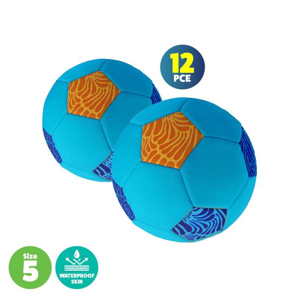 Soccer Premium Neoprene Beach Ball Size 5 MultiColour