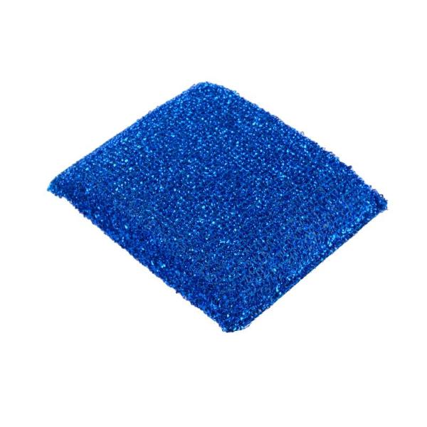 3 Pack Blue Mesh Sponge Scourer - 11cm x 8cm x 3cm