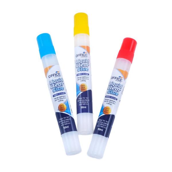 Glue Clear Liquid 50ml 3pk