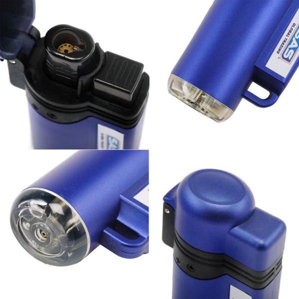 Mini Jet Flame Windproof Refillable Turbo Gas Lighter