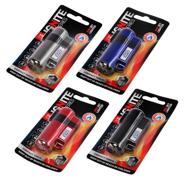Mini Jet Flame Windproof Refillable Turbo Gas Lighter