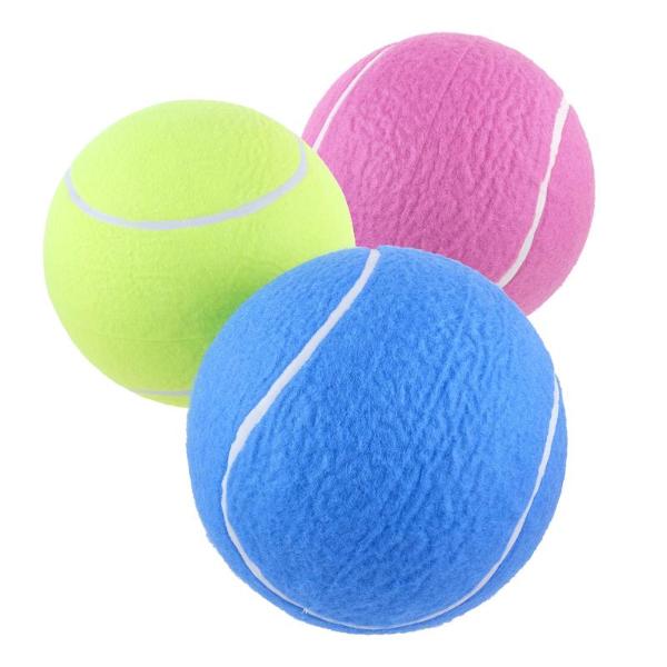 3 Pack Inflatable Jumbo Tennis Balls - 21cm