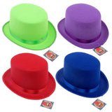 Load image into Gallery viewer, Premium High Top Flocked With Ribbon Children Craft Hat - 31cm x 26.5cm x 12.5cm
