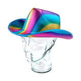 Load image into Gallery viewer, Premium Rainbow Cowboy Metallic Children Craft Hat - 37cm x 32cm x 12.5cm
