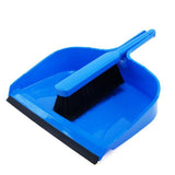 Load image into Gallery viewer, 2 Pack Blue Jumbo Heavy Dudy Dustpan &amp; Brush Set - 33cm x 40cm
