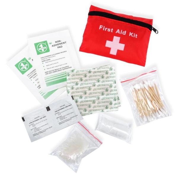 40 Pack Assorted Travel First Aid Kit With Storage Bag