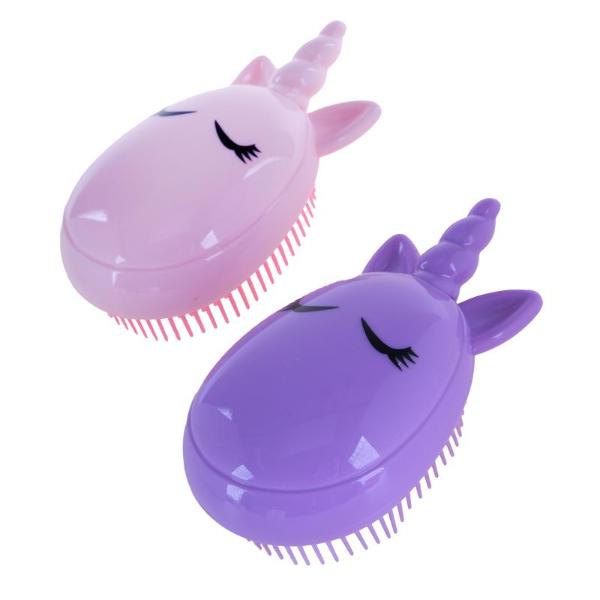 Unicorn Detangling Hair Brush - 12cm x 6.5cm