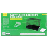 Load image into Gallery viewer, Black Or White Partitioned Breeders Bird Cage - 43.5cm x 26.5cm x 33cm
