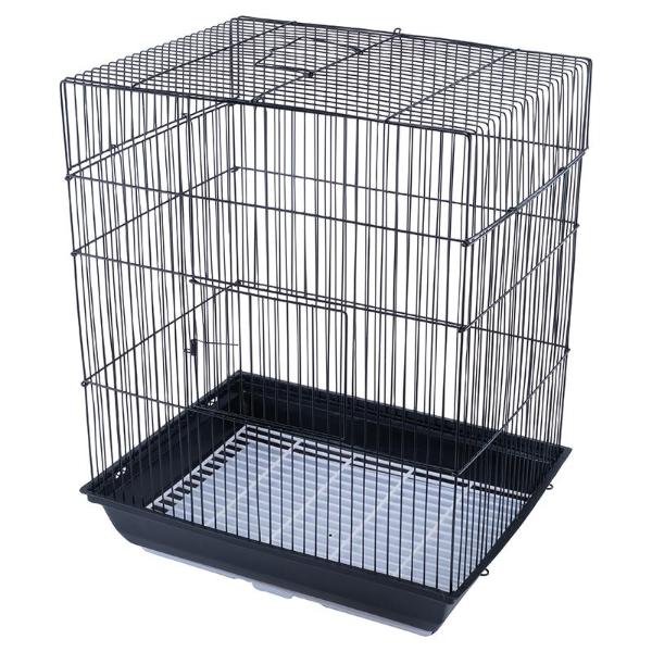 Flat Top Bird Cage - 37cm x 28cm x 48cm