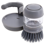 Load image into Gallery viewer, Deluxe Refillable Palm Dish Brush With Holder
