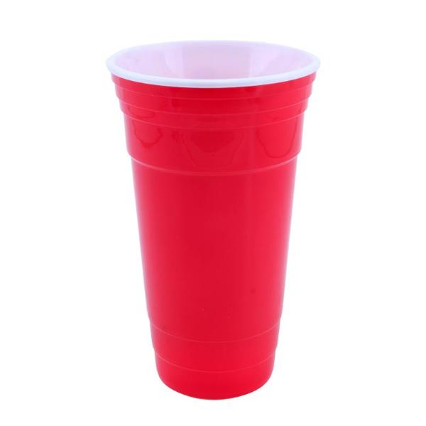 Red American Jumbo Reusable Cup - 1L