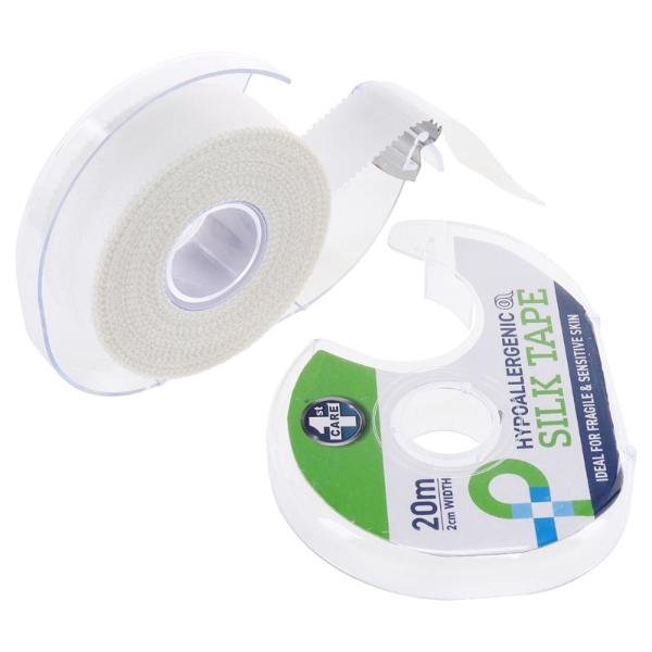 Tape Hypo Allergenic Silk In Dispenser - 20m x 2cm