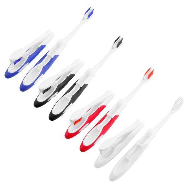 2 Pack Folding Travel Toothbrush