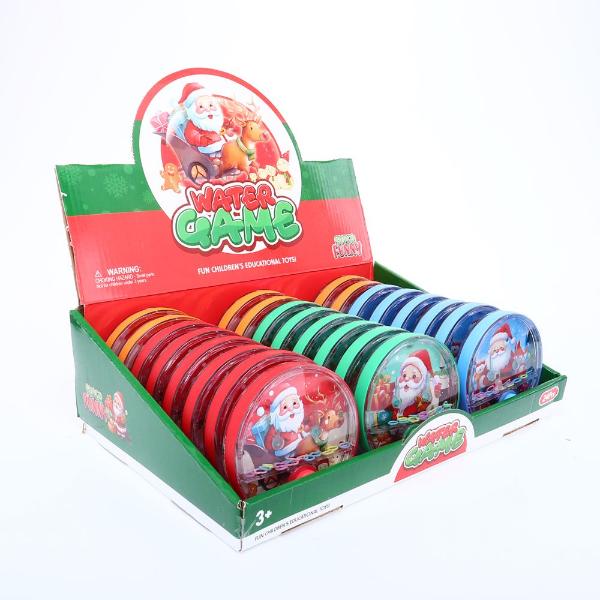 Christmas Hand Held Water Skill Game - 10cm x 9cm x 2.5cm