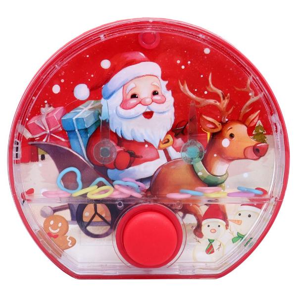 Christmas Hand Held Water Skill Game - 10cm x 9cm x 2.5cm