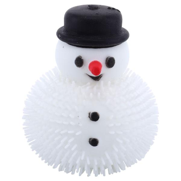 Christmas Squeeze Light Up Ball Toy - 6.5cm