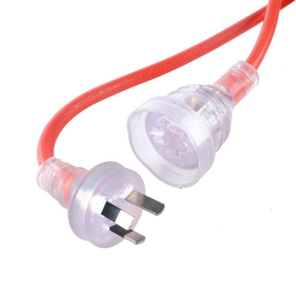 Orange Heavy Duty 10 Amp Extension Lead - 7.5m