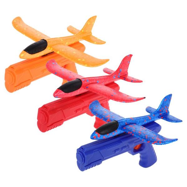 Glider Plane Aero Dynamic With One Click Launcher - 24cm