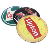 Load image into Gallery viewer, Round Retro Metal Sign Man Cave Accessories - 30cm

