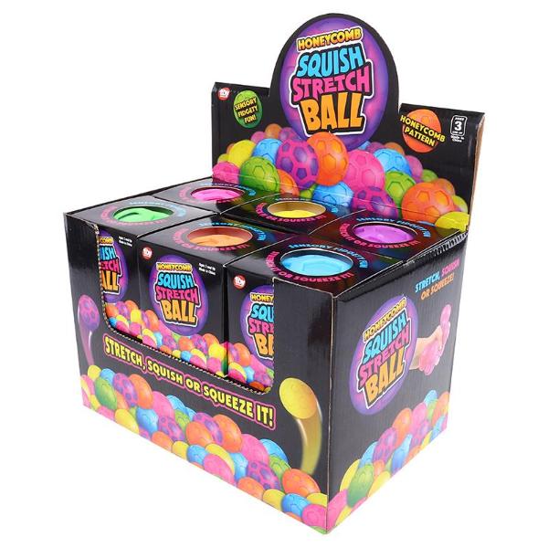 Honeycomb Squish Stretch Ball - 8cm