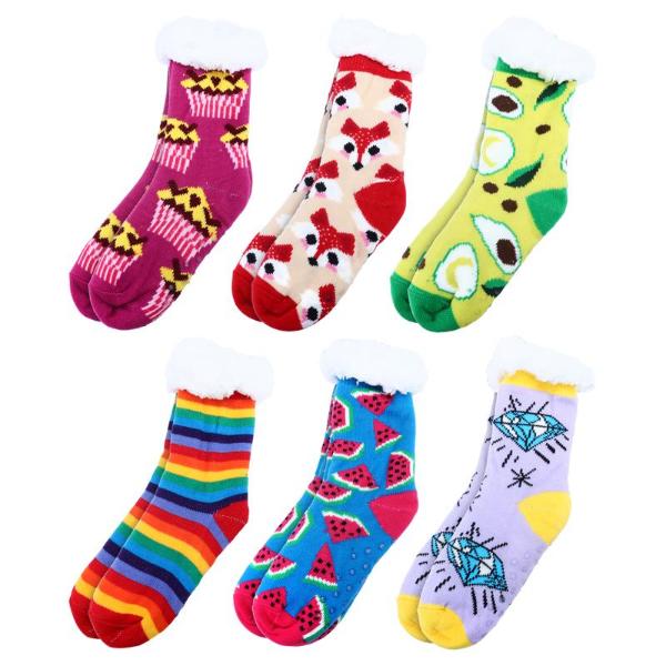 Adults Heat Control Extra Thick Sherpa Socks