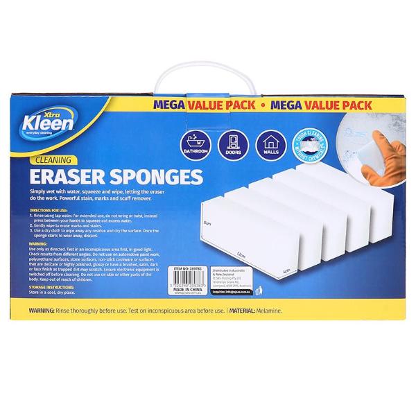 24 Pack Mega Value Eraser Sponge - 12cm x 4cm x 5cm