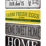 Load image into Gallery viewer, Rectangular Shape Farm House Designs Man Cave Metal Signs - 10cm x 40cm
