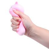 Load image into Gallery viewer, Squishy Pink Pig Toy - 9.5cm x 4.5cm
