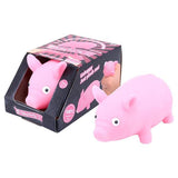Load image into Gallery viewer, Squishy Pink Pig Toy - 9.5cm x 4.5cm
