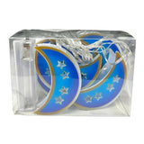 Load image into Gallery viewer, 10 Plastic Blue Moon &amp; Star Battery Operated Lights String - 200cm
