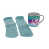 Load image into Gallery viewer, Ceramic Mummys Relaxing Coffee Mug With Fluffy Socks - 250ml
