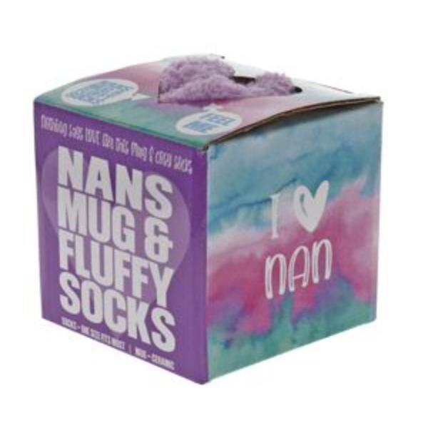 Ceramic Nans Relaxing Coffee Mug With Fluffy Socks - 250ml