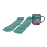 Load image into Gallery viewer, Ceramic Grandmas Relaxing Coffee Mug With Fluffy Socks - 250ml
