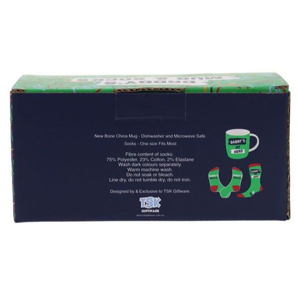 Daddys Hero Mug & Sock Set