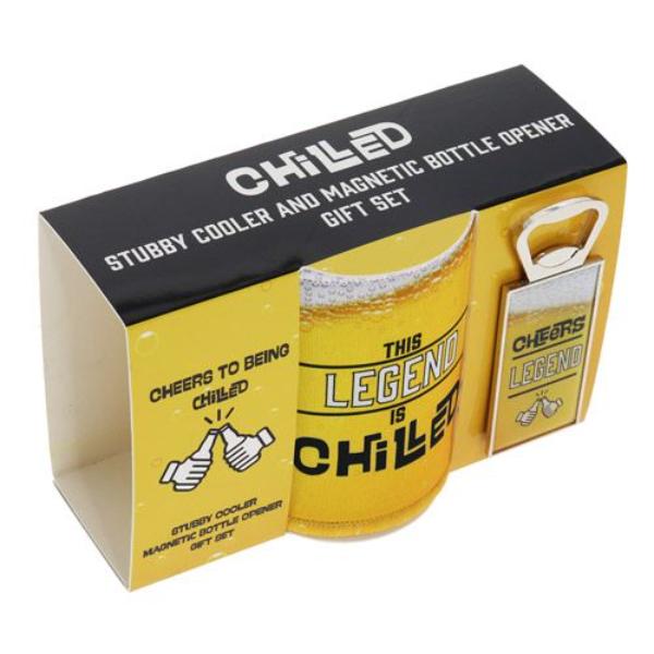 Legend Chilled Stubby Opener Pack