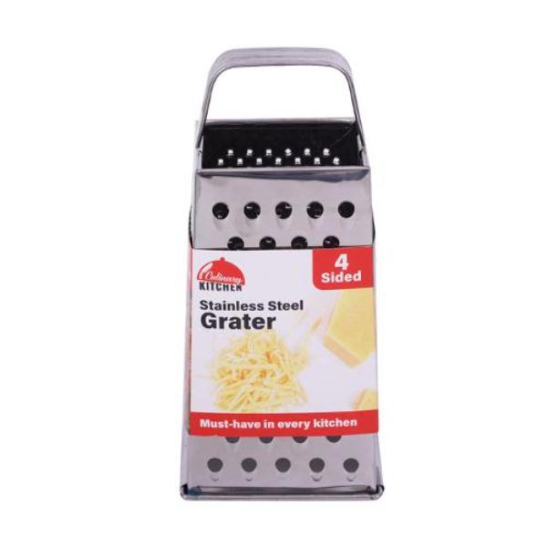 Stainless Steel 4 Sided Grater - 23cm