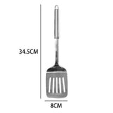 Load image into Gallery viewer, Stainless Steel Long Turner - 8cm x 37cm
