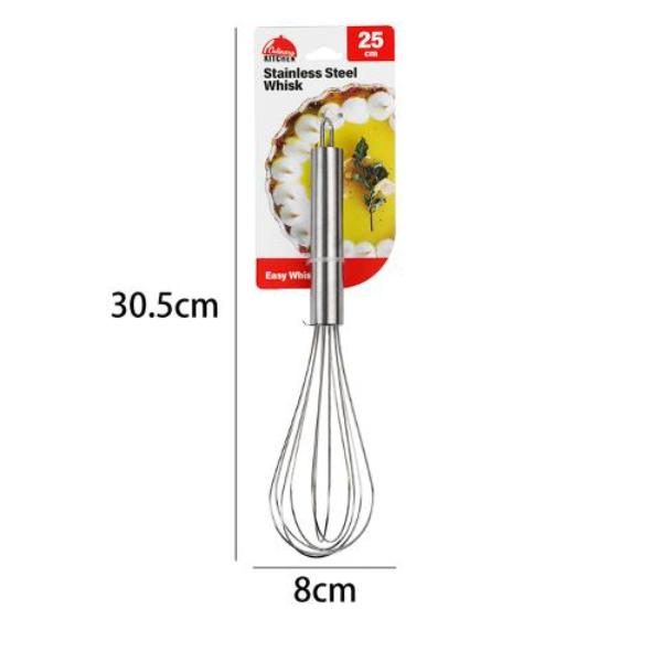 Stainless Steel Whisk - 25cm