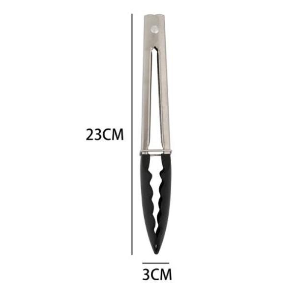 Black Head Nylon Tongs - 23cm