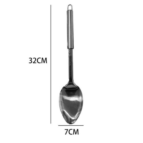 Stainless Steel Cooking Spoon - 8cm x 36cm